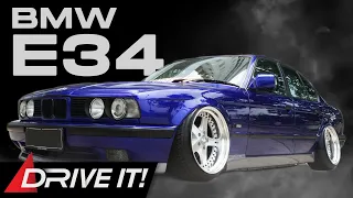 #BLACKLYFE BMW E34, Sexy With Camber Style/#DRIVE IT/2020 - EPS 14