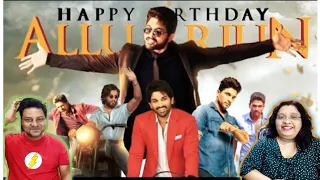 Happy Birthday Allu Arjun | Allu Arjun Birthday Mashup |Allu Arjun Birthday Special Mashup| REACTION