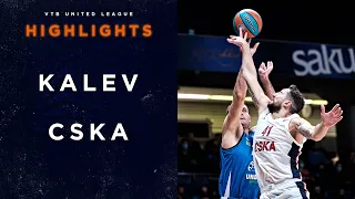 Kalev vs CSKA Highlights November, 1 | Season 2021-22