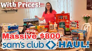 The MOST MASSIVE Sams Club Haul! $800 June Stock up!!