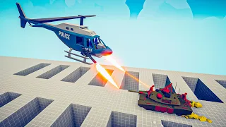 HELICOPTER vs UNITS - Totally Accurate Battle Simulator TABS