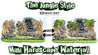 How to make a Waterfall Aquascape - forest theme