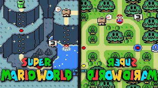 Super Mario World (Inverted) - dlroW oiraM repuS #3 Forest Of illusion (Mirror Mode). ᴴᴰ