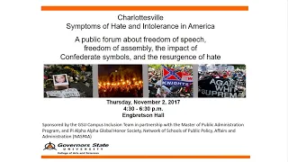 Charlottesville: Symptoms of Hate and Intolerance in America