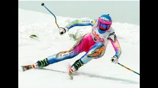 Warwara Zelenskaja wins downhill II (Hakuba 1997)