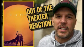 Dune Part 2 Out Of The Theater Reaction!