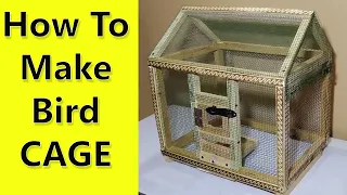 How to make a bird cage - wooden bird cage diy