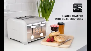 KENMORE 4 SLICE TOASTER FOR PERFECT AND QUICK BREAKFASTS