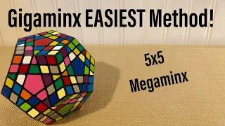Gigaminx EASIEST Method! (5x5 Megaminx)