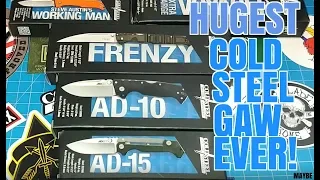 HUGEST COLD STEEL GIVEAWAY EVER!!!