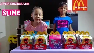 SLIME Con Cajas De MacDonald´s | No elijas la caja incorrecta | Aventurissate