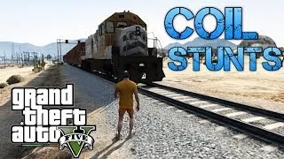 Grand Theft Auto V | COIL STUNTS & PLANE TRICKS