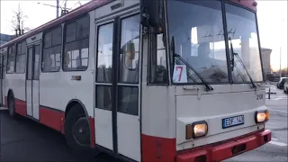 Old Skoda trolleybuses in Vilnius - Öreg Skoda trolibuszok - Litvania - Lithuania