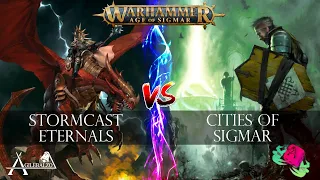 [ITA] Stormcast Eternals VS Cities of Sigmar - Battle Report Age of Sigmar