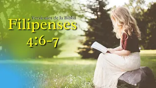 FILIPENSES 4:6-7 |  versículos de la biblia con LETRA Y AUDIO