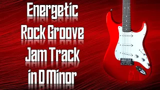 Energetic Rock Groove Jam Track in D Minor 🎸 Guitar Backing Track