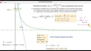 Soluzione con GeoGebra del problema 2 della simulazione Zanichelli 2024  Prova di matematica