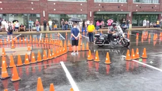 A Police Motorcycle Competition