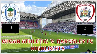 Wigan Athletic Fc v Barnsley Fc Football Highlights #barnsleyfc #wiganathletic #football