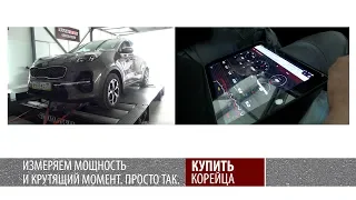 KIA SPORTAGE соответствует ли мощность и крутящий момент?| измеряем на стенде