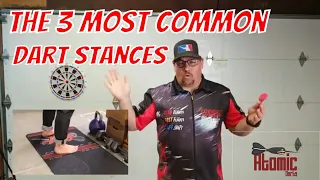3 Common Dart Stances for Posture and Balance.