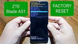 ZTE BLADE A51 factory reset / сброс до заводских настроек