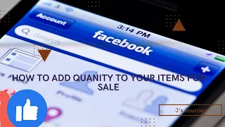 How to add quantity to your items for sale on FB Marketplace