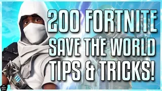 200 TIPS FOR FORTNITE SAVE THE WORLD! LOTS OF BEGINNER TIPS,THINGS YOU SHOULD KNOW AND MORE!