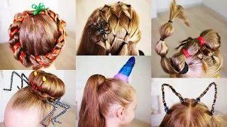 HALLOWEEN HAIRSTYLES for girls! Hairstyles for Halloween!