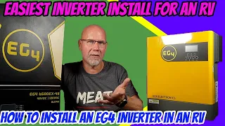 Installing an EG4 3000 in an RV | Easiest Inverter install for an RV