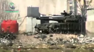 Syria! Сирия."КРЫС - ТВ". Танк Т-72 атакует!