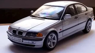 Reviewing the 1/18 BMW 3 Series 328i (E46) by Welly