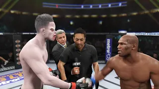 White Shark vs. Mike Tyson (EA Sports UFC 2) - CPU vs. CPU 🥊