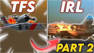 RE CREATING REAL LIFE CRASHES IN TFS!!??!?! 😳 (Part 2) | Turboprop Flight Simulator