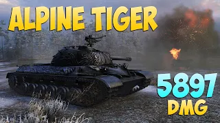 Alpine Tiger - 4 Frags 5.8K Damage - Still weak! - World Of Tanks