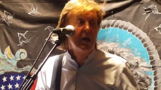 Paul McCartney, "A Hard Day's Night" (excerpts) Pappy & Harriet's October 13, 2016