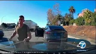 Suspected Tesla driver in road-rage attacks arrested