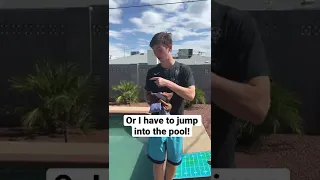 Score the Trick Shot or Jump in the Pool!