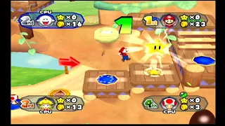 Mario Party 6 (All Characters) 50 Turns Part 1 In Towering Treetop With Mario