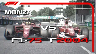 F1 2022 Ferrari vs 2004 Ferrari - MONZA