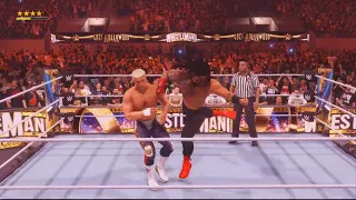 WWE 2K24 Roman Reigns vs. Cody Rhodes Wrestlemania 39