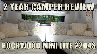 Two Year Camper Review - Rockwood Mini Lite 2204S 24' Twin Beds