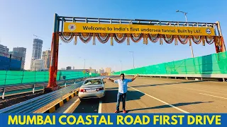 EXCLUSIVE NEW MUMBAI COASTAL ROAD First Day DRIVE || INDIA’S FIRST UNDERSEA TUNNEL in MUMBAI