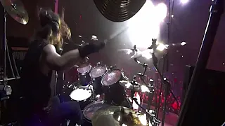MEGADETH "Soldier On!" first ever live performance - Dirk Verbeuren drumcam - Syracuse 09-20-2022