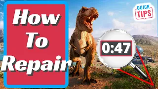 Jurassic World Evolution 2 - How To Repair Buildings And Fences