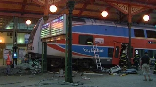 Nehoda vlaku Praha Masarykovo nádraží