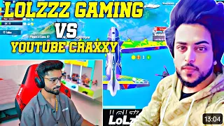 LoLzZz Gaming vs Aniy Youtuber LoLzZz Gaming vs Youtube Craxxy last zone yasnaya Apart intense fight