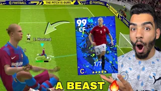 HAALAND's New Featured Card  is Unstoppable 🔥 Gameplay review 🔥 eFootball 22 mobile