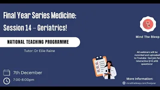 Final Year Series: Geriatrics