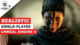 Unreal Engine 5: Top Single Player Games You Need to Know About | PC,PS5,Xbox series X|S